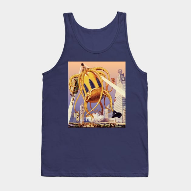 Vintage Science Fiction Tank Top by MasterpieceCafe